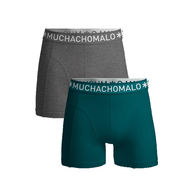 Muchachomalo Jongens 2-pack boxershorts effen SOLID1010-609J large