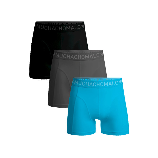 Muchachomalo Jongens 3-pack boxershorts effen SOLID1010-604J large