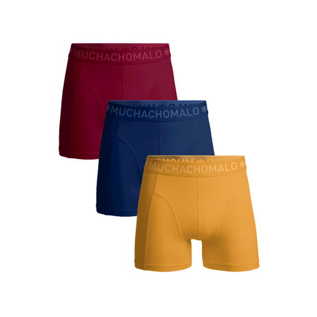 Muchachomalo Jongens 3-pack boxershorts effen SOLID1010-606J large