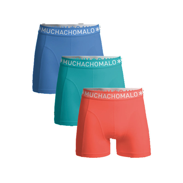 Muchachomalo Jongens 3-pack boxershorts effen SOLID1010-621J large