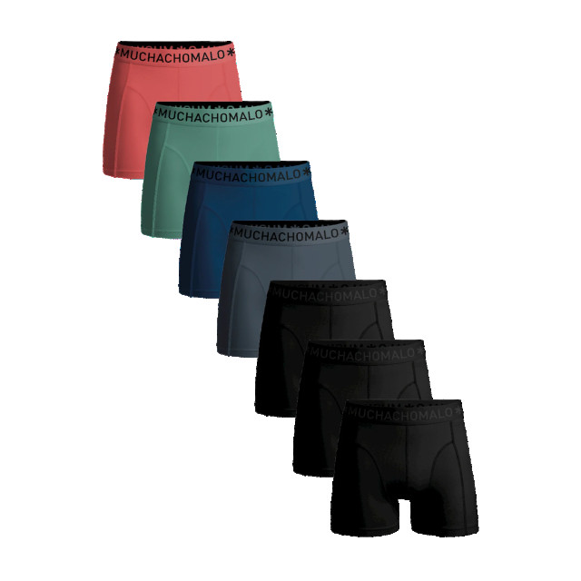 Muchachomalo Heren 7-pack boxershorts effen U-SOLID1010-935 large