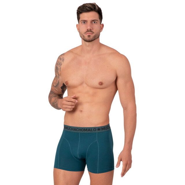 Muchachomalo Heren 2-pack boxershorts effen SOLID1010-575 large