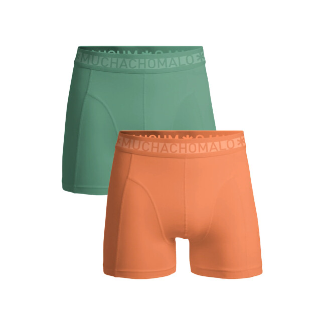 Muchachomalo Heren 2-pack boxershorts effen SOLID1010-658 large Muchachomalo Heren 2-pack boxershorts effen SOLID1010-658 large