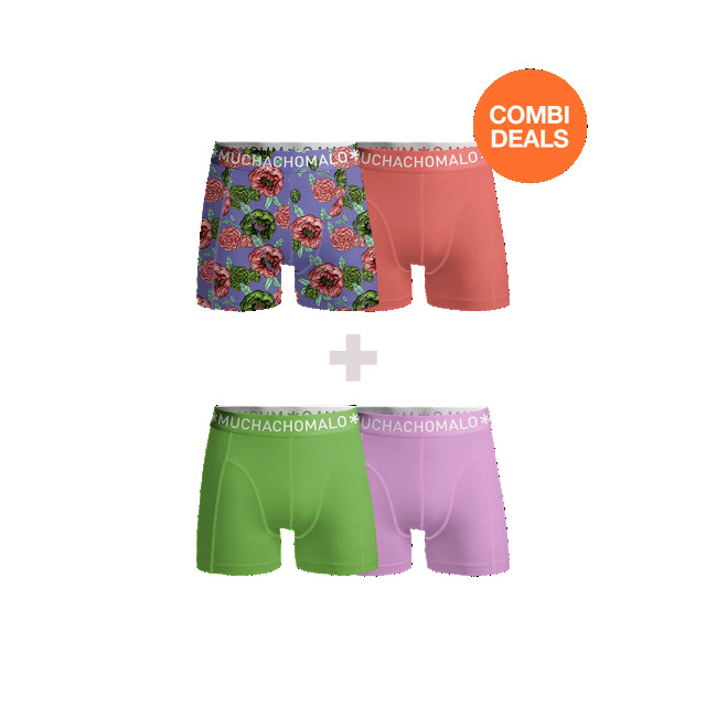 Muchachomalo Heren 2+2-pack boxershorts print CDOUTLT74-75 large