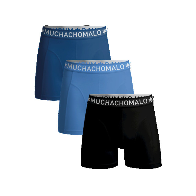 Muchachomalo Jongens 3-pack boxershorts effen SOLID1010-625J large