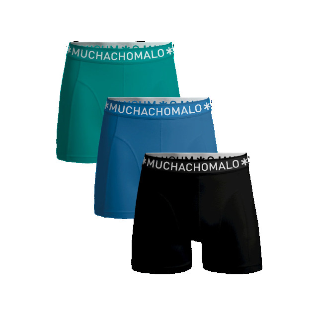 Muchachomalo Jongens 3-pack boxershorts effen SOLID1010-614J large