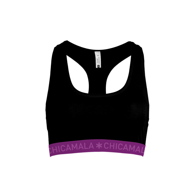 Muchachomalo Meisjes 1-pack racerback effen SOLID1220-67J large