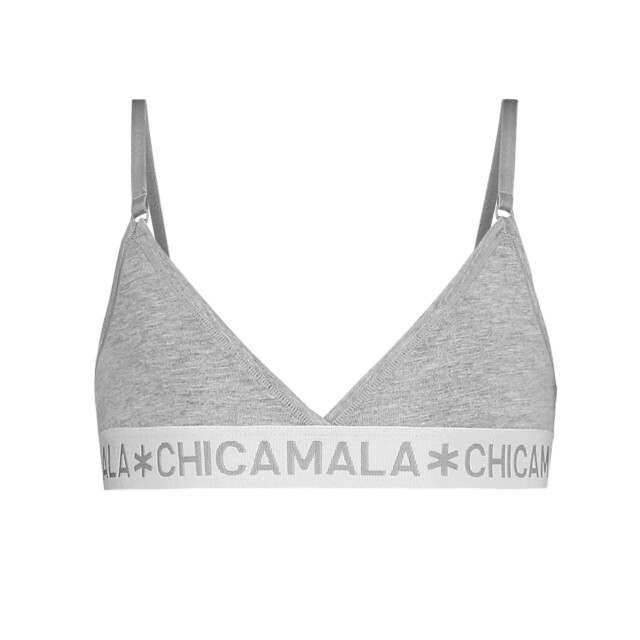 Muchachomalo Meisjes 1-pack triangle top effen 1217JBASIC03 large