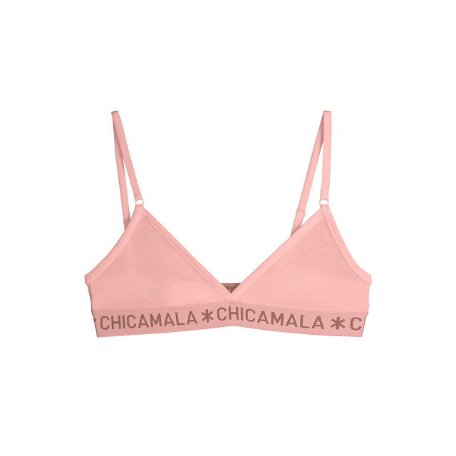 Muchachomalo Meisjes 1-pack triangle top effen pastelc PASTELC1217-03J large