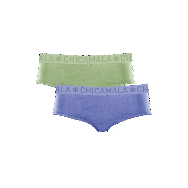 Muchachomalo Dames 2-pack hipster effen SOLID1252-29 large