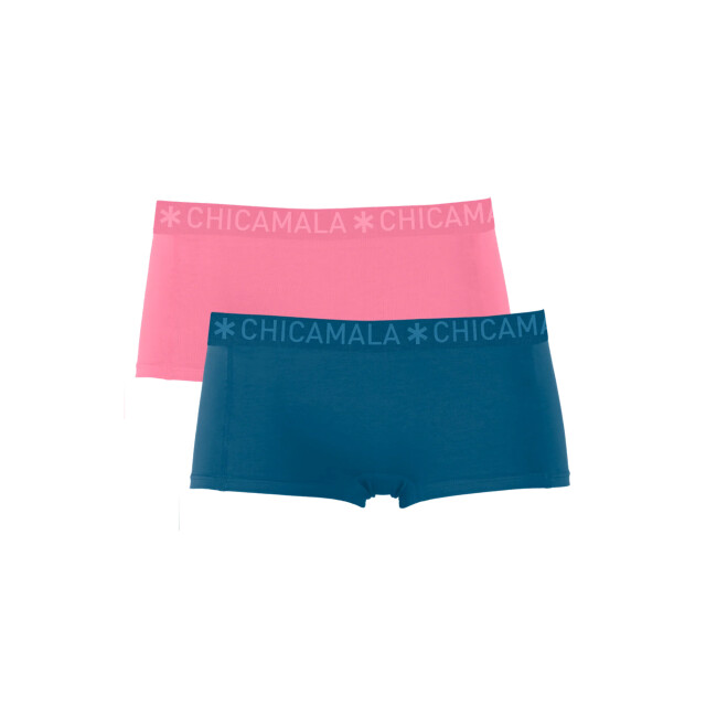 Muchachomalo Meisjes 2-pack boxershorts effen SOLID1215-50J large