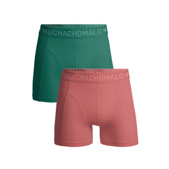 Muchachomalo Jongens 2-pack boxershorts effen SOLID1010-601J large