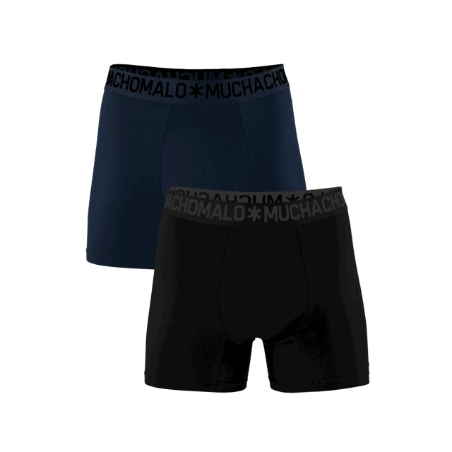 Muchachomalo Heren 2-pack bamboo boxershorts effen BAMBOO1132-12 large Muchachomalo Heren 2-pack bamboo boxershorts effen BAMBOO1132-12 large