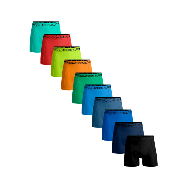 Muchachomalo Heren 10-pack boxershorts effen U-SOLID1010-887 large