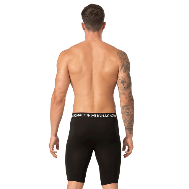 Muchachomalo Heren 2-pack longshort effen 1030SOLID05 large Muchachomalo Heren 2-pack longshort effen 1030SOLID05 large