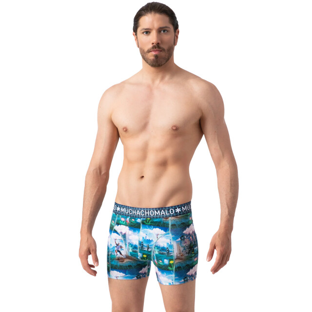 Muchachomalo Heren 3-pack boxershorts elebudha virtualreality BUDAVIR1010-07 large