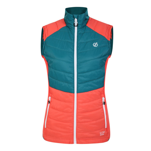Dare2b Dames culmination wollen gewatteerd gilet UTRG10349_fortunegreenneonpeach large