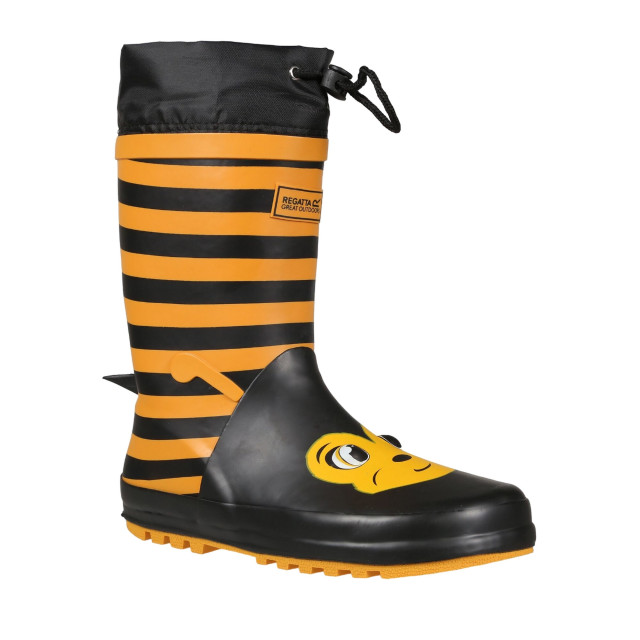 Regatta Kinderen/kids mudplay animal bee wellington laarzen UTRG10371_yellow large