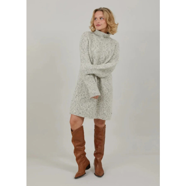 Coster Copenhagen Gemêleerde gebreide jurk met col 8567181934920 large
