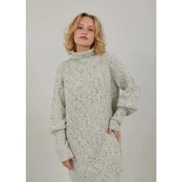 Coster Copenhagen Gemêleerde gebreide jurk met col 8567181934920 large