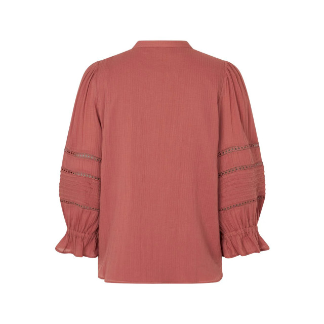 MbyM Blouse met ruches en opengewerkte details dai Roze blouse met ruches en opengewerkte details Dai  large