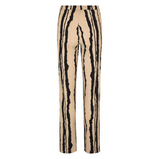 Modström Zwarte print broek harland 8699659649352 large