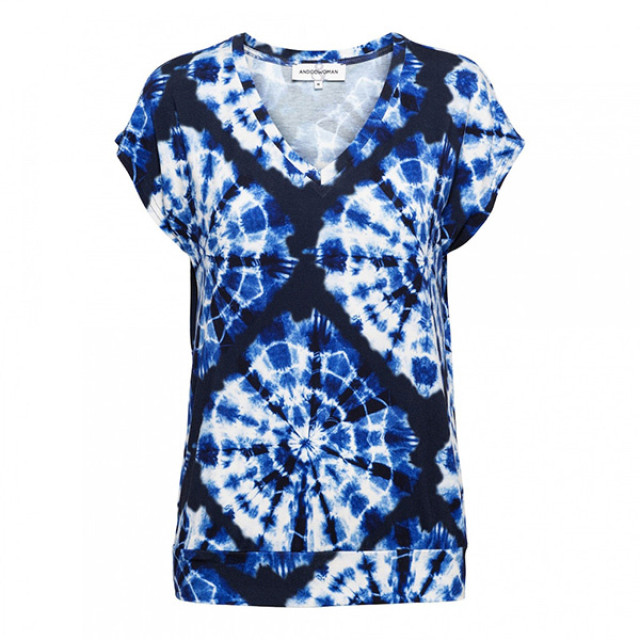 &Co Woman &co women top lucia tie-dye dark navy Lucia tie-dye - dark Navy large