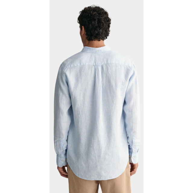 Gant Casual hemd lange mouw linen stripe shirt 3240105/468 181315 large