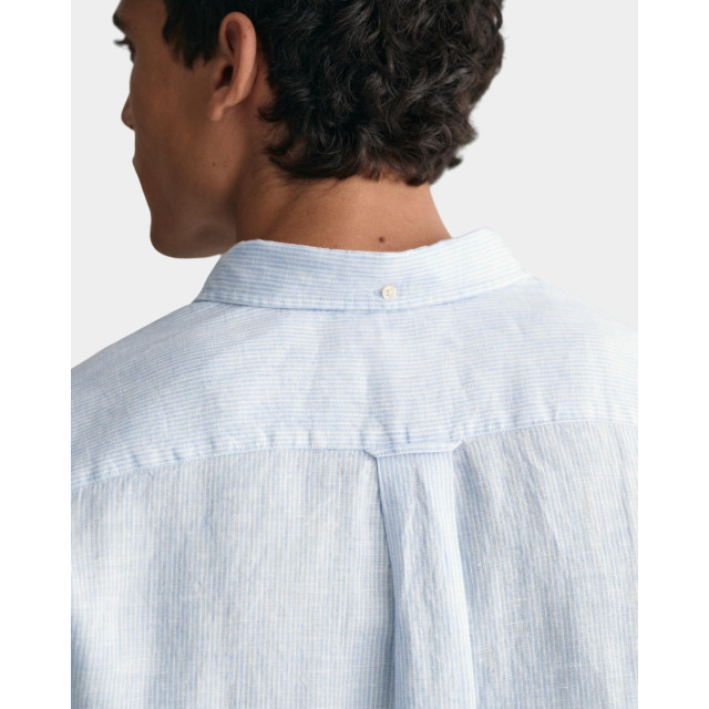 Gant Casual hemd lange mouw linen stripe shirt 3240105/468 181315 large