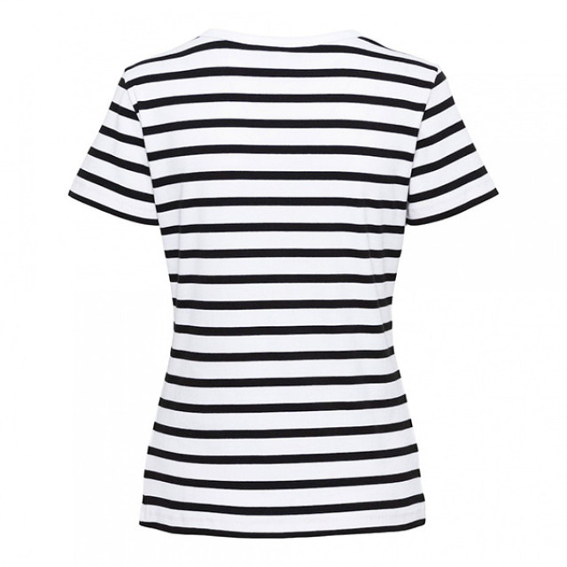 &Co Woman &co women t-shirt savi stripe black multi Savi stripe - Black multi large