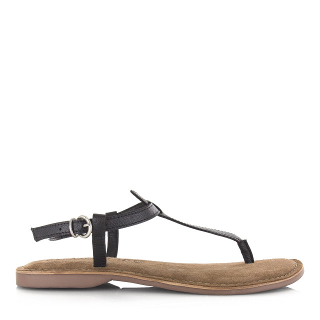Lazamani T-strap leren teensandalen platte sandalen dames LA75618 large