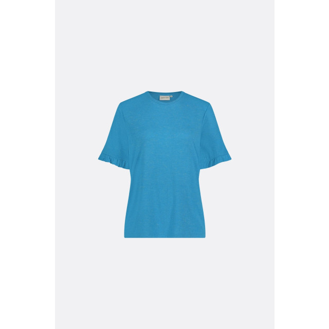 Fabienne Chapot Clt-298-tsh-ss24 glitter t-shirt azure blue CLT-298-TSH-SS24 3323 large