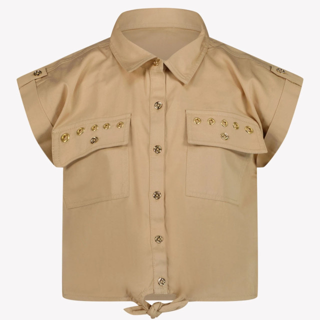 Michael Kors Kinder blouse <p>R30061215SS24</p><p>croppedkatoenen large