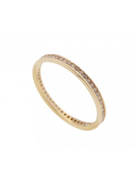 Christian 14 karaat rosé gouden ring met zirkonia 232R813-9813JC large