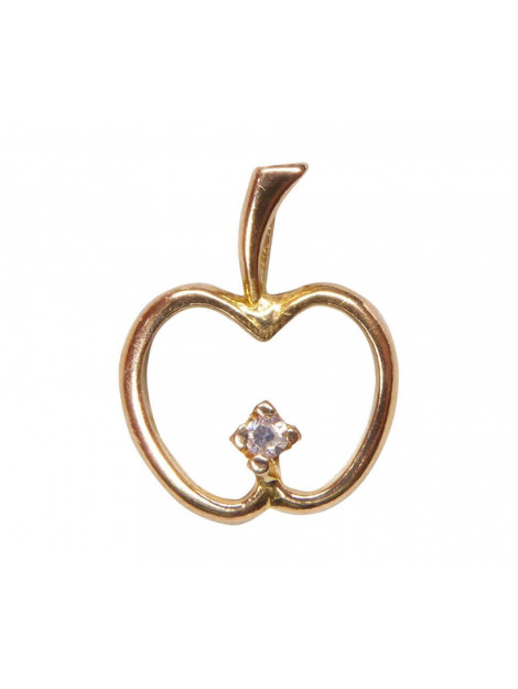 Christian Gouden appel hanger met diamant 14D793-99294JC large