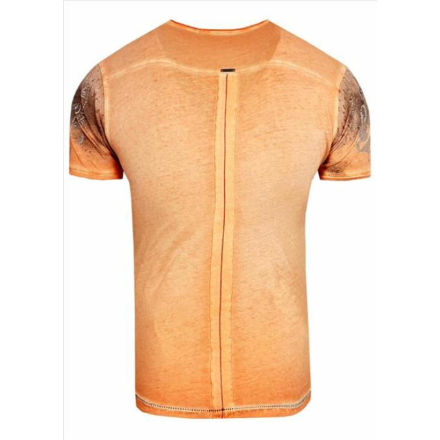 Rusty Neal heren t-shirt orange 15045 RN8-15045 large