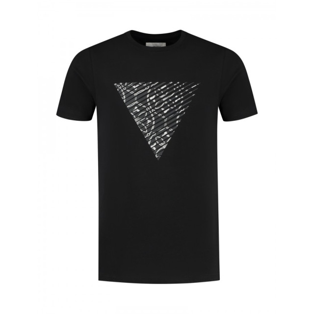 Pure Path 24010117 monogram triangle 02 black t-shirt ronde hals p 02 Black/24010117 Monogram Triangle large