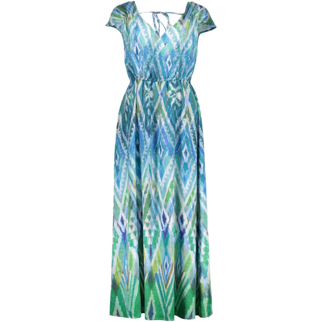 Geisha Zomer jurk in met v-hals en print 47450-20-000625 large