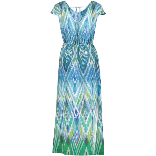 Geisha Zomer jurk in met v-hals en print 47450-20-000625 large