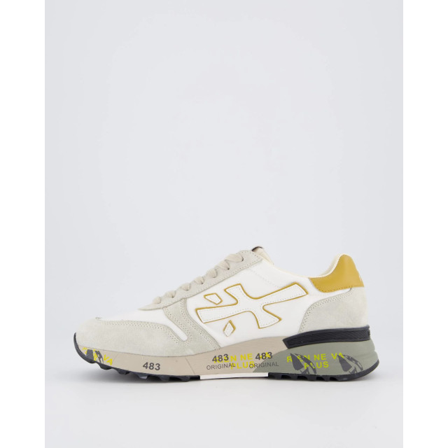 Premiata Heren mick sneaker /geel Var 6613-White large