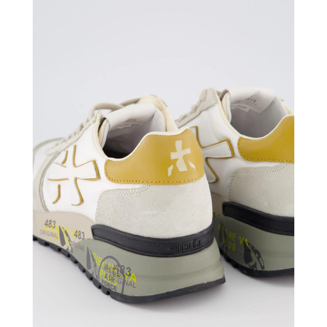 Premiata Heren mick sneaker /geel Var 6613-White large