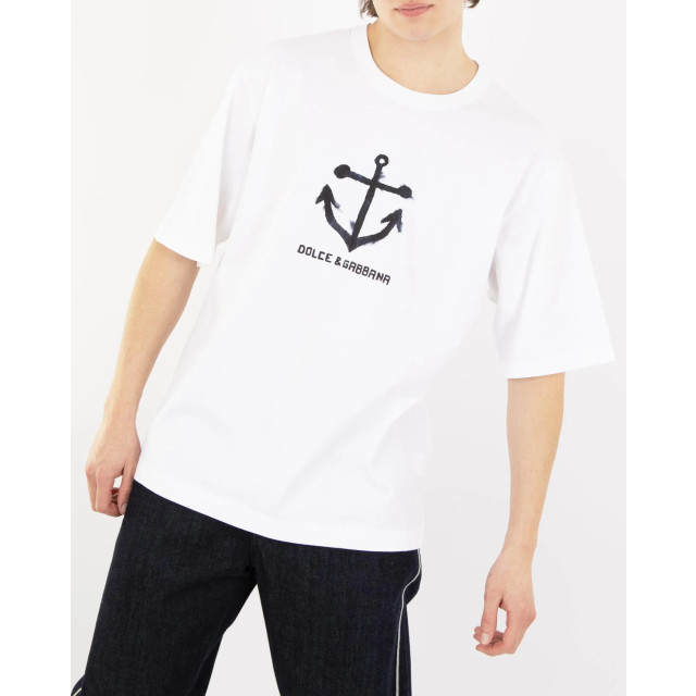 Dolce and Gabbana Heren marina logo t-shirt G8PB8T / G7K5W-W0800 large