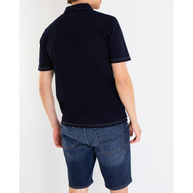 C.P. Company Heren denimlook polo 16CMPL151A110056W-D08 large