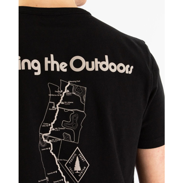 Woolrich Heren trail t-shirt CFWOTE0118MRUT3385-100 large