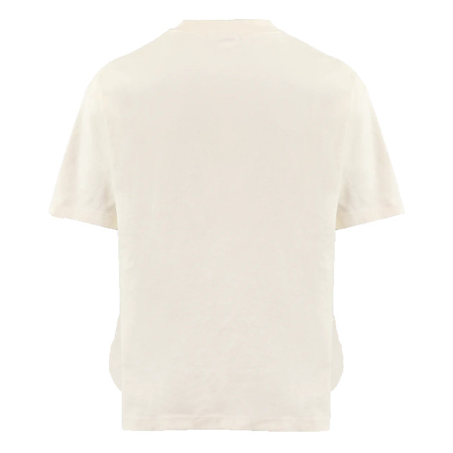 Drole De Monsieur Heren pinceaux t-shirt D-TS183-CO002-CREAM large