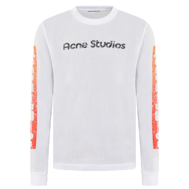 Acne Studios Heren grafische print shirt Fn-Mn-Tshi000569-183 large