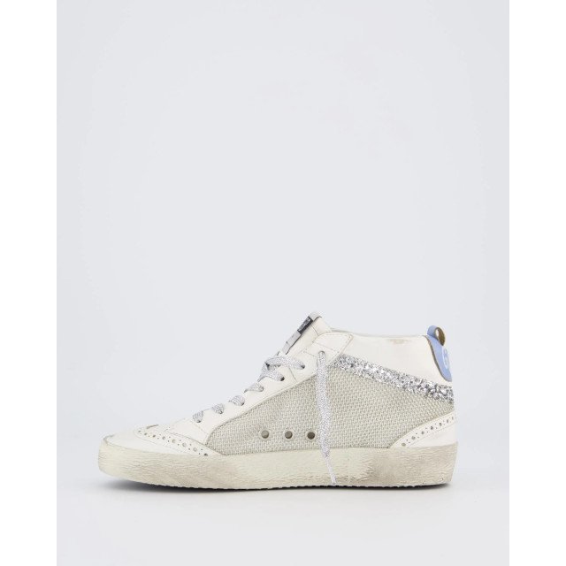Golden Goose Deluxe Brand Dames mid star sneaker /blauw GWF00122.F005395-11599 large