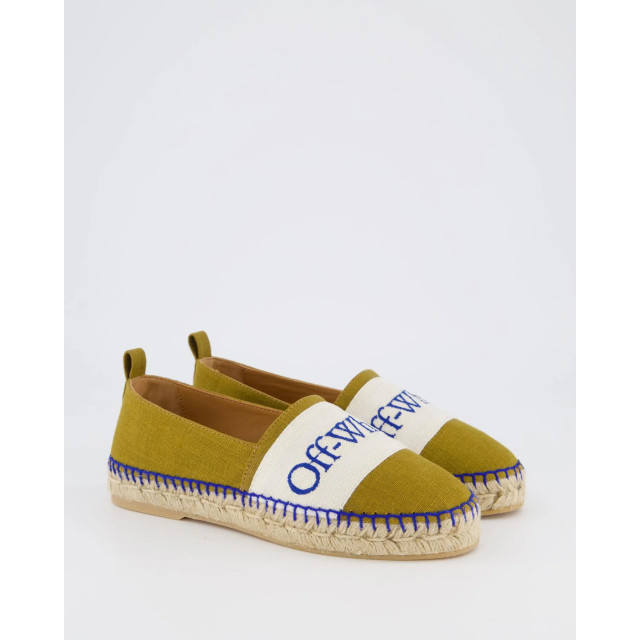 Off White Dames bookish linen espadrillas OWIB014S24FAB001-5946 large
