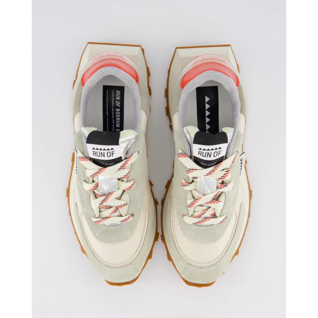 Run of Dames pure sneaker /beige Calla W-Wit large