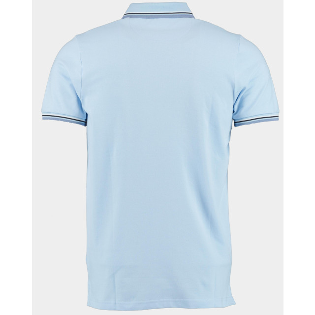 Bos Bright Blue Polo korte mouw jesse polo contrast collar 24108je24bo/210 l.blue 180370 large